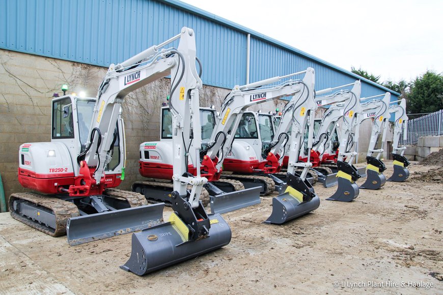 Small is beautiful – Lynch Plant Hire’s new Takeuchi minis fitted with GKD machine guidance safety system